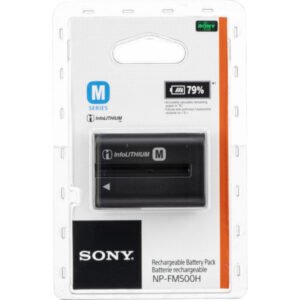 Batterie lithium-ion Sony NP-FM500H série M (7,2 V, 1 600 mAh) – Batterie Sony M NP-FM500H