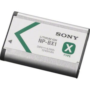 Batterie lithium-ion rechargeable Sony NP-BX1 série X (3,6 V, 1 240 mAh) – Batterie Sony X NP-BX1