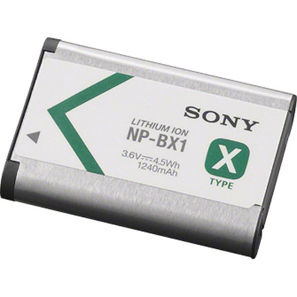 Batterie lithium-ion rechargeable Sony NP-BX1 série X (3,6 V, 1 240 mAh) – Batterie Sony X NP-BX1