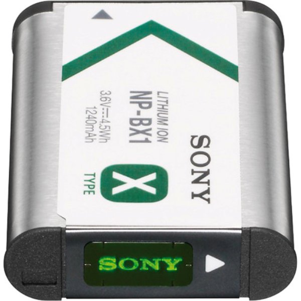 Batterie lithium-ion rechargeable Sony NP-BX1 série X (3,6 V, 1 240 mAh) – Batterie Sony X NP-BX1