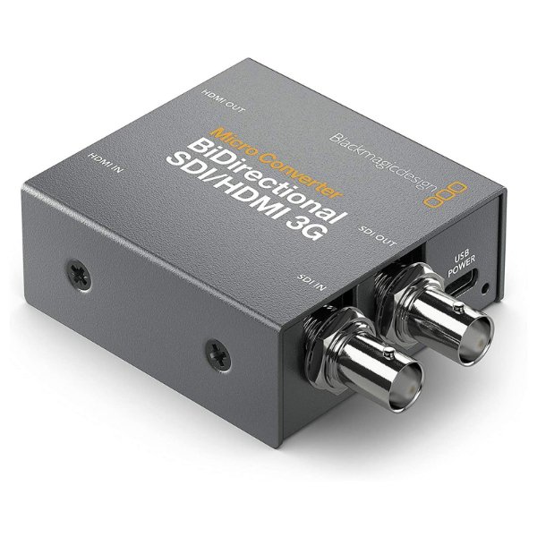 Micro convertisseur Bidirectionnel SDI vers HDMI 3G – Blackmagic Micro Converter Bidirectionnal SDI to HDMI 3G