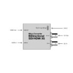 Micro convertisseur Bidirectionnel SDI vers HDMI 3G – Blackmagic Micro Converter Bidirectionnal SDI to HDMI 3G