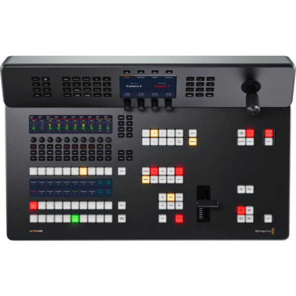 Mélangeur de production en direct Ultra HD avec 8 entrées 12G-SDI, 10 sorties aux 12G-SDI – Blackmagic ATEM Television Studio 4K8