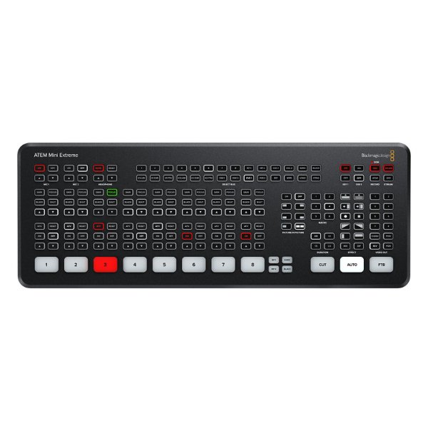 Mélangeur de production pour streaming avec 8 entrées HDMI – Blackmagic ATEM Mini Extreme