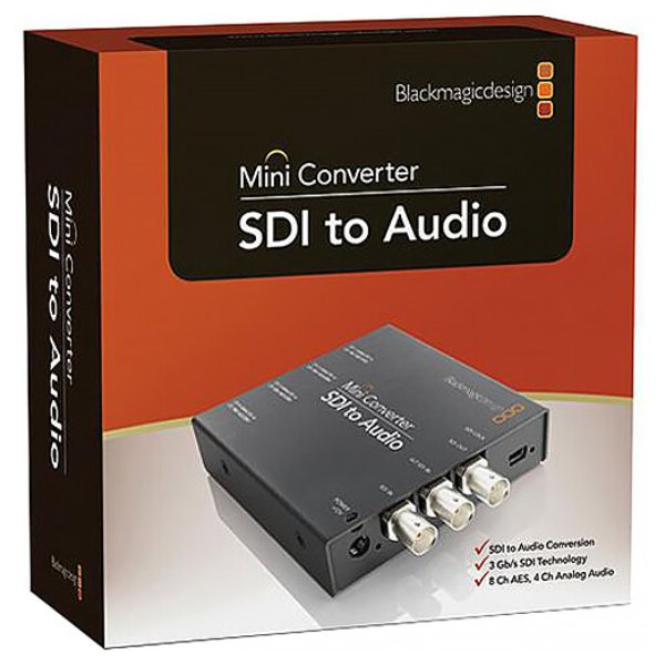 Mini convertisseur SDI vers Audio – Blackmagic Mini Converter SDI to Audio