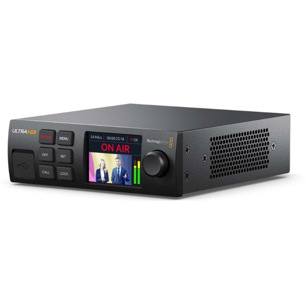 Solution de Streaming compacte 4K avec port USB-C, port Ethernet, 12G-SDI et HDMI 2.0 – Blackmagic Web Presenter 4K