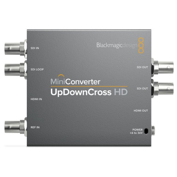 Micro convertisseur vidéo SD ou HD en n’importe quel autre format vidéo SD ou HD – Blackmagic Mini Converter UpDownCross HD