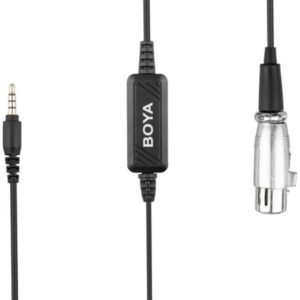 Câble micro BOYA XLR vers prise TRRS 3,5 mm – BOYA BY-BCA6