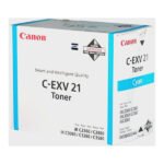 Toner Canon C-EXV21 Bleu (14000 Pages à 5%) – Canon C-EXV21 – Cyan (Original)