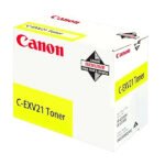 Toner Canon C-EXV21 Jaune (14000 Pages à 5%) – Canon C-EXV21 – Jaune (Original)