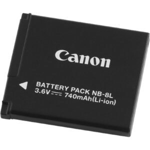 Batterie lithium-ion rechargeable Canon NB-8L (3,6 V, 740 mAh) – Batterie Canon NB-8L