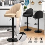 Chaise Tabouret Réglable Pivotante avec Repose-pieds – Chaise Tabouret CC-6006