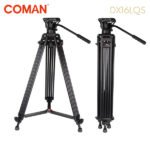 Trépied caméra professionnel en aluminium avec tête fluide Q5S – COMAN DX16LQ5S