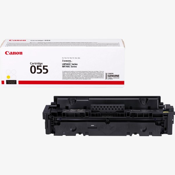 Toner Canon 055 Jaune (2100 pages à 5%) – Canon 055 – Jaune (Copy)