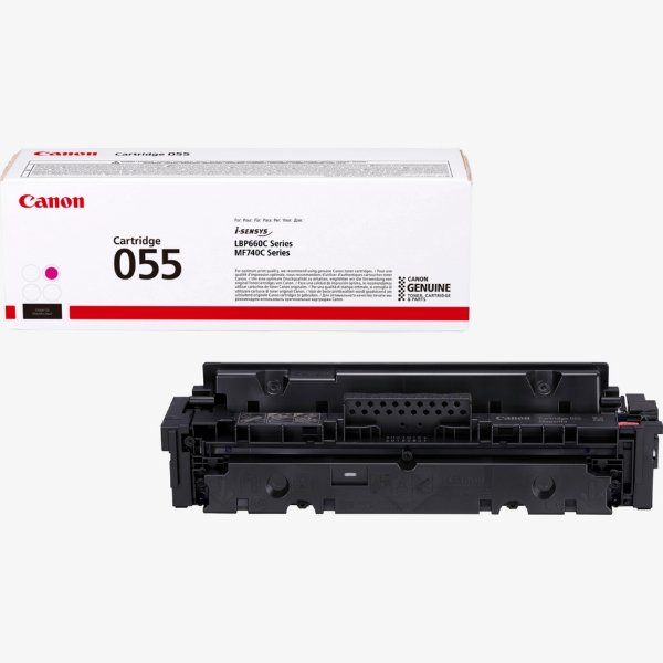 Toner Canon 055 – Magenta (2100 pages à 5%) – Canon 055 – Magenta (Original)