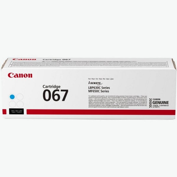 Toner Canon 067 Cyan (1 250 pages à 5%) – Canon 067 – Cyan (Copy)