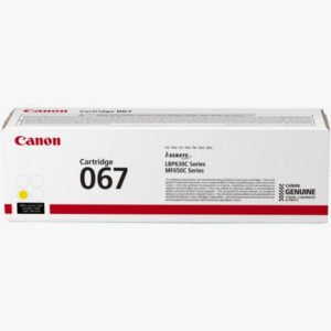 Toner Canon 067 Jaune (1 250 pages à 5%) – Canon 067 – Jaune (Original)