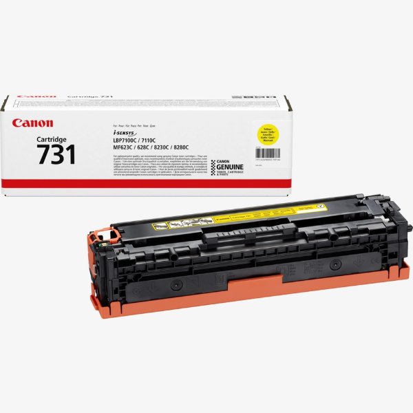 Toner Canon 731 Jaune (1500 pages à 5%) – Canon 731 – Jaune (Original)