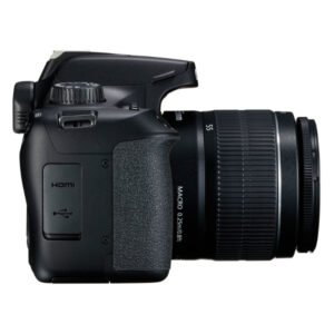 Appareil Photo Reflex Numérique 18 MP – Ecran LCD 2.7″ – Vidéo Full HD – Wi-Fi + Objectif – Canon EOS 4000D + EF-S 18-55mm III