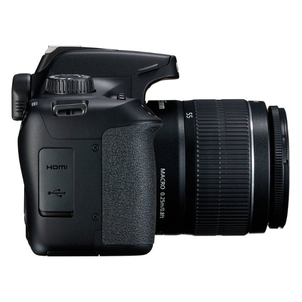 Appareil Photo Reflex Numérique 18 MP – Ecran LCD 2.7″ – Vidéo Full HD – Wi-Fi + Objectif – Canon EOS 4000D + EF-S 18-55mm III