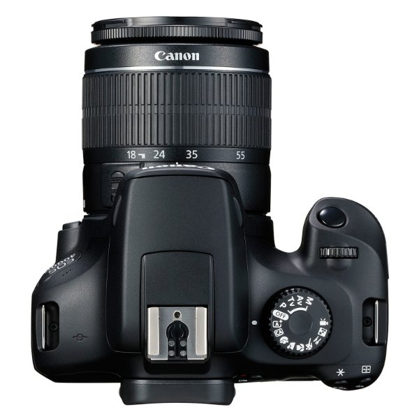 Appareil Photo Reflex Numérique 18 MP – Ecran LCD 2.7″ – Vidéo Full HD – Wi-Fi + Objectif – Canon EOS 4000D + EF-S 18-55mm III