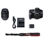 Appareil Photo Reflex Numérique 18 MP – Ecran LCD 2.7″ – Vidéo Full HD – Wi-Fi + Objectif – Canon EOS 4000D + EF-S 18-55mm III
