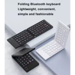 Mini clavier sans fil portable pliable et rechargeable, compatible Bluetooth pour – Clavier pliable Bluetooth B028T