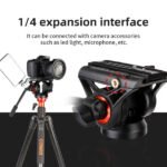Monopode / Trépied caméra professionnel en aluminium avec tête fluide Q5S – COMAN DF06Q5S