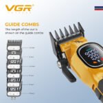 Tondeuse sans fil rechargeable Avec station de charge sans fil – VGR V-886C