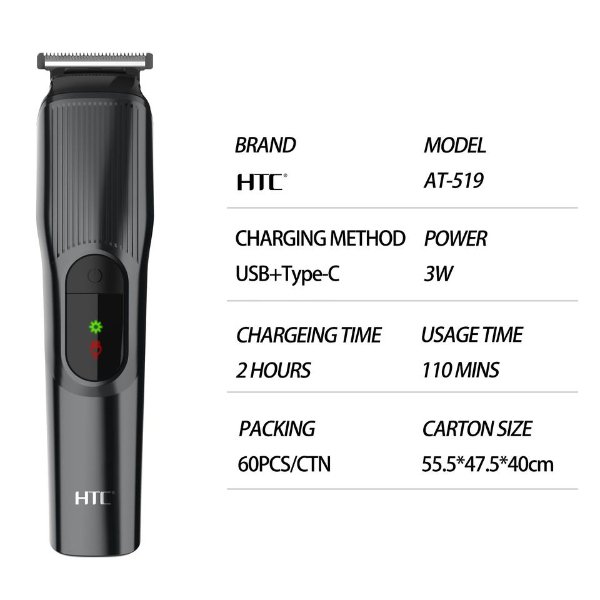 Tondeuse sans fil rechargeable – HTC AT-519