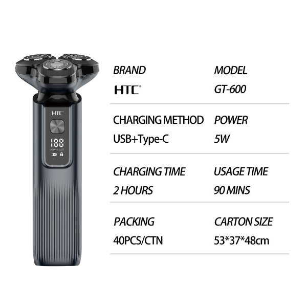 Tondeuse sans fil rechargeable – HTC GT-600