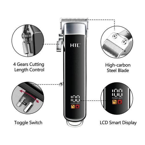 Tondeuse sans fil rechargeable – HTC AT-768