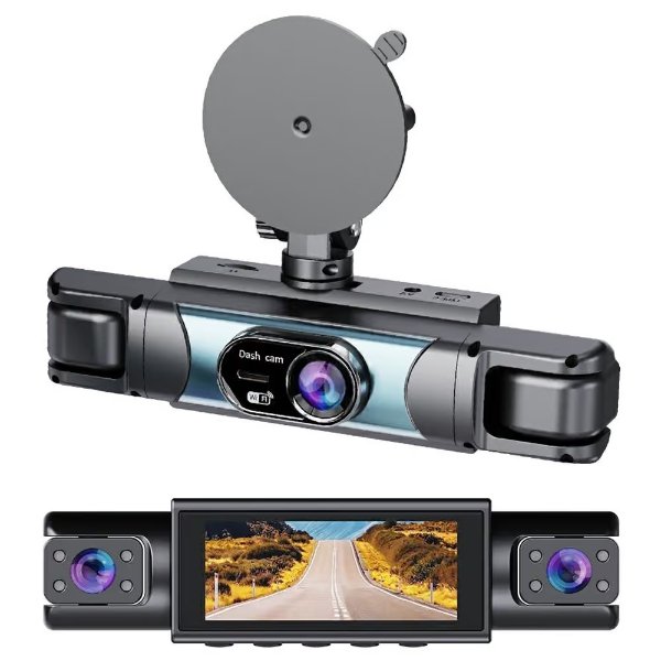 Caméra DVR de voiture HD 1080P à double canal avec Wi-Fi intégré, vue grand angle de 150 – DASHCAM C315WF