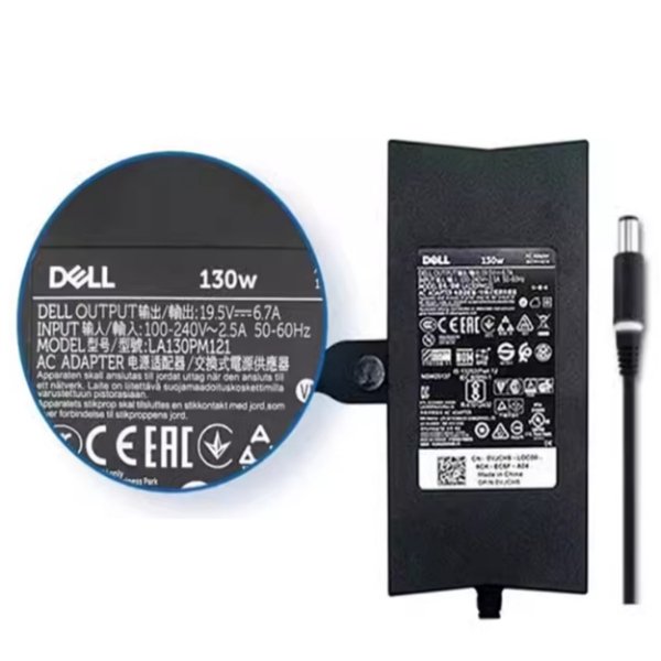 Chargeur Ordinateur Portable DELL 19.5V6.7A 7.4*5.0MM (Original) – DELL 19.5V6.7A 7.4*5.0MM (Original)