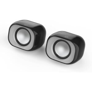 Baffle Ordinateur Multimédia 2.0, USB/AUX – 6W RMS – HP DHS-2111