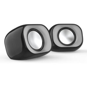 Baffle Ordinateur Multimédia 2.0, USB/AUX – 6W RMS – HP DHS-2111