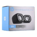 Baffle Ordinateur Multimédia 2.0, USB/AUX – 6W RMS – HP DHS-2111