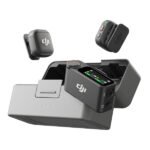 Microphone compact – 28 heures d’autonomie – réduction de bruit à deux niveaux – contrôle – DJI Mic 3 (2 TX + 1 RX + Charging Case)