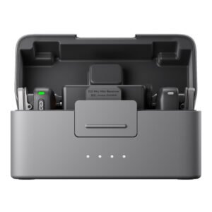 Microphone compact – portée 400 m – 48 heures d’autonomie – annulation active du bruit – DJI Mic Mini (2 TX + 1 RX + Charging Case)