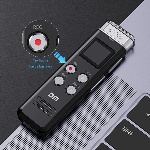Dictaphone numérique 32Gb avec écran – DM V2