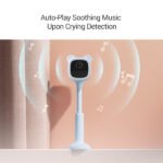 EZVIZ – Caméra IP Wi-Fi intérieur Pour Bébé Alimenté par Batterie 2MP – BM1. – EZVIZ BM1 (1080P)