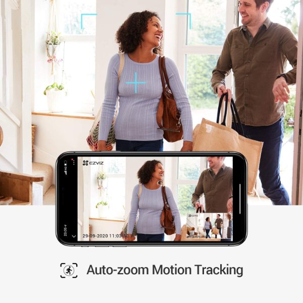 EZVIZ – Caméra IP Wi-Fi intérieur panoramique – Résolution 2K – Jour/Nuit – CS- C6W – EZVIZ C6W (4MP)