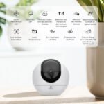 EZVIZ – Caméra IP Wi-Fi intérieur panoramique 2K+ 4MP – C6 – EZVIZ C6 2K+ (4MP)