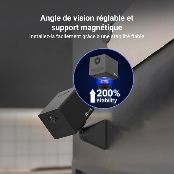 EZVIZ – Mini Caméra IP Wi-Fi intérieur Rechargeable – CB2 – EZVIZ CB2 (2MP)