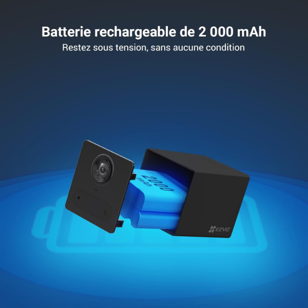 EZVIZ – Mini Caméra IP Wi-Fi intérieur Rechargeable – CB2 – EZVIZ CB2 (2MP)