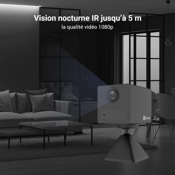 EZVIZ – Mini Caméra IP Wi-Fi intérieur Rechargeable – CB2 – EZVIZ CB2 (2MP)