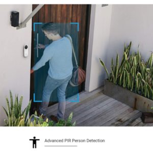 EZVIZ – Sonnette vidéo sans fil avec carillon, Wi-Fi, étanche, vidéo 2K, batterie – DB2C – EZVIZ DB2C