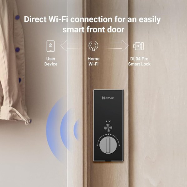 EZVIZ – Serrure connectée avec pose en applique – DL04 Pro – EZVIZ DL04 Pro