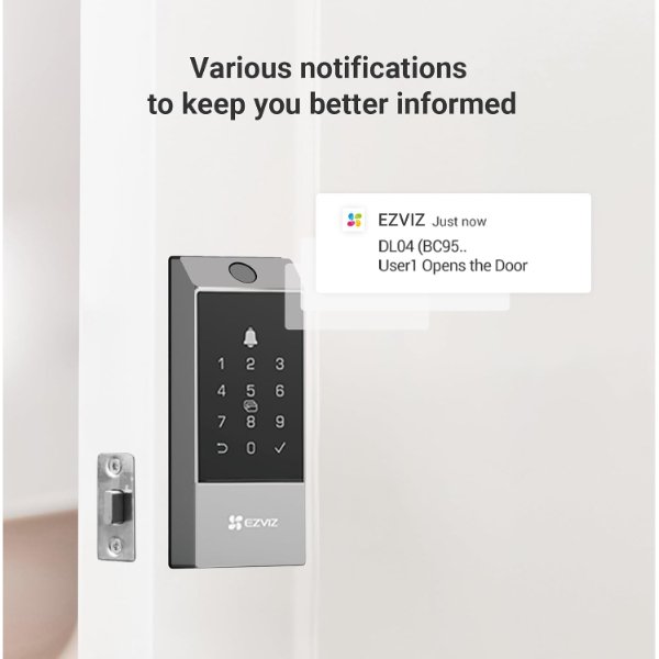EZVIZ – Serrure connectée avec pose en applique – DL04 Pro – EZVIZ DL04 Pro
