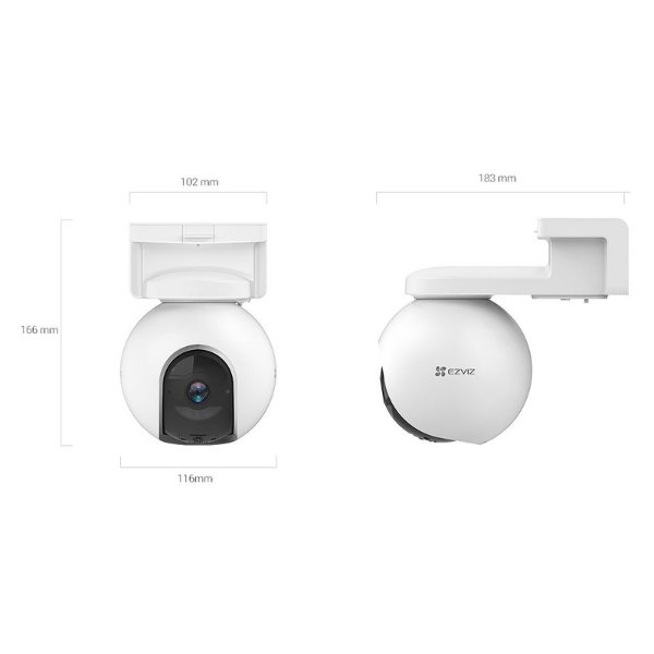 EZVIZ – Caméra 4G motorisée sur batterie – CS-EB8 – EZVIZ EB8 4G (3MP)